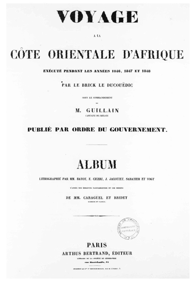 Documents sur l'histoire, la géographie et le commerce de l'Afrique orientale - French Documents on the history, geography and trade of East Africa