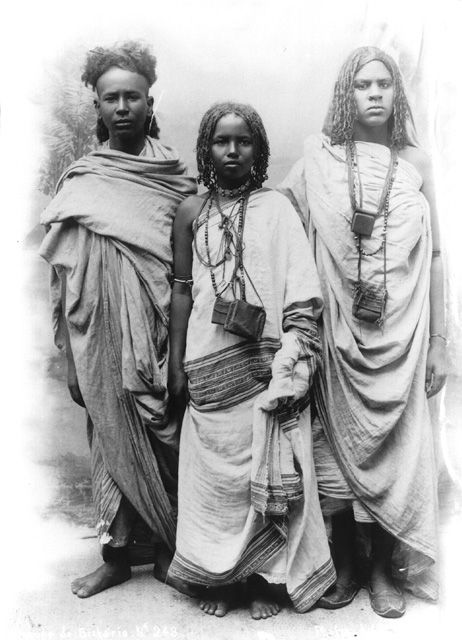 Ethnic Somali boy and two girls
